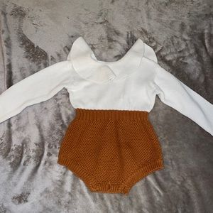 Toddler knit jumpsuit
